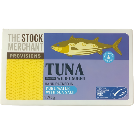 Stock Merchant - Tuna Pure Water With Sea Salt 120g