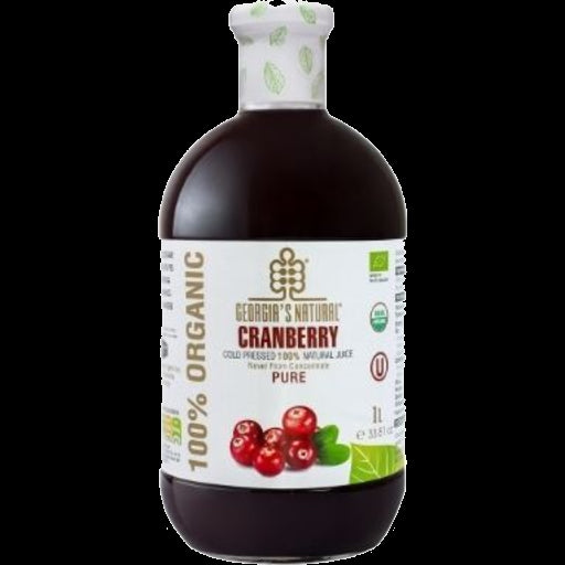 Georgia's Natural - Cranberry Juice Pure 1lt