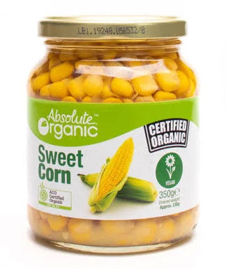 Absolute Organic - Sweet Corn 350g