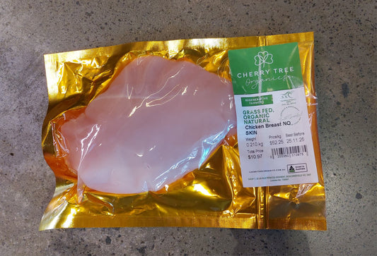 Cherry Tree Organics - Chicken Breast No Skin Organic Approximately 200g