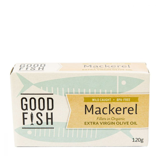 Good Fish - Mackerel Extra Virgin Olive Oil Can 120g