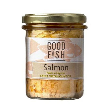 Good Fish - Salmon Extra Virgin Olive Oil Jar 195g