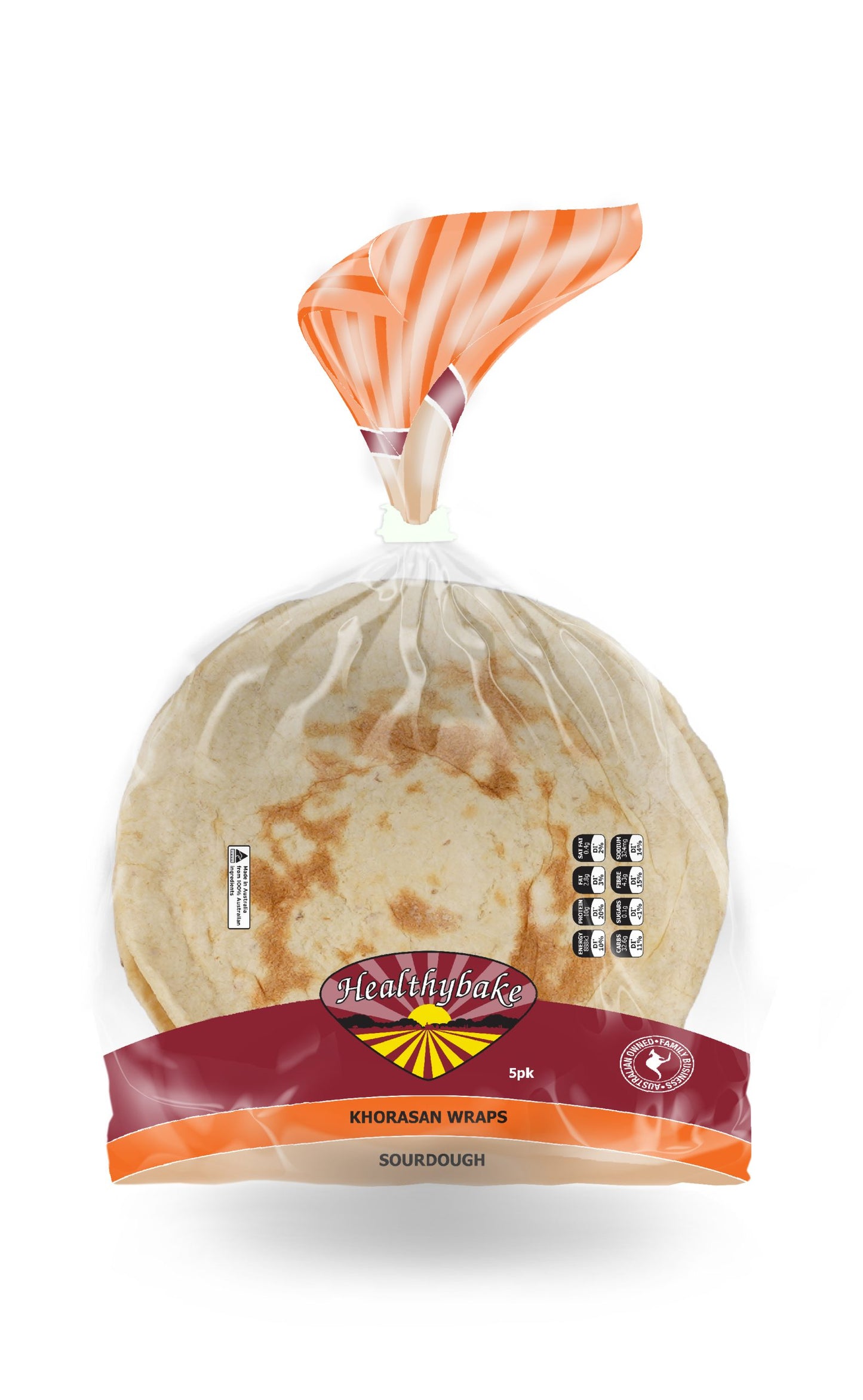 Healthybake - Khorasan Wraps