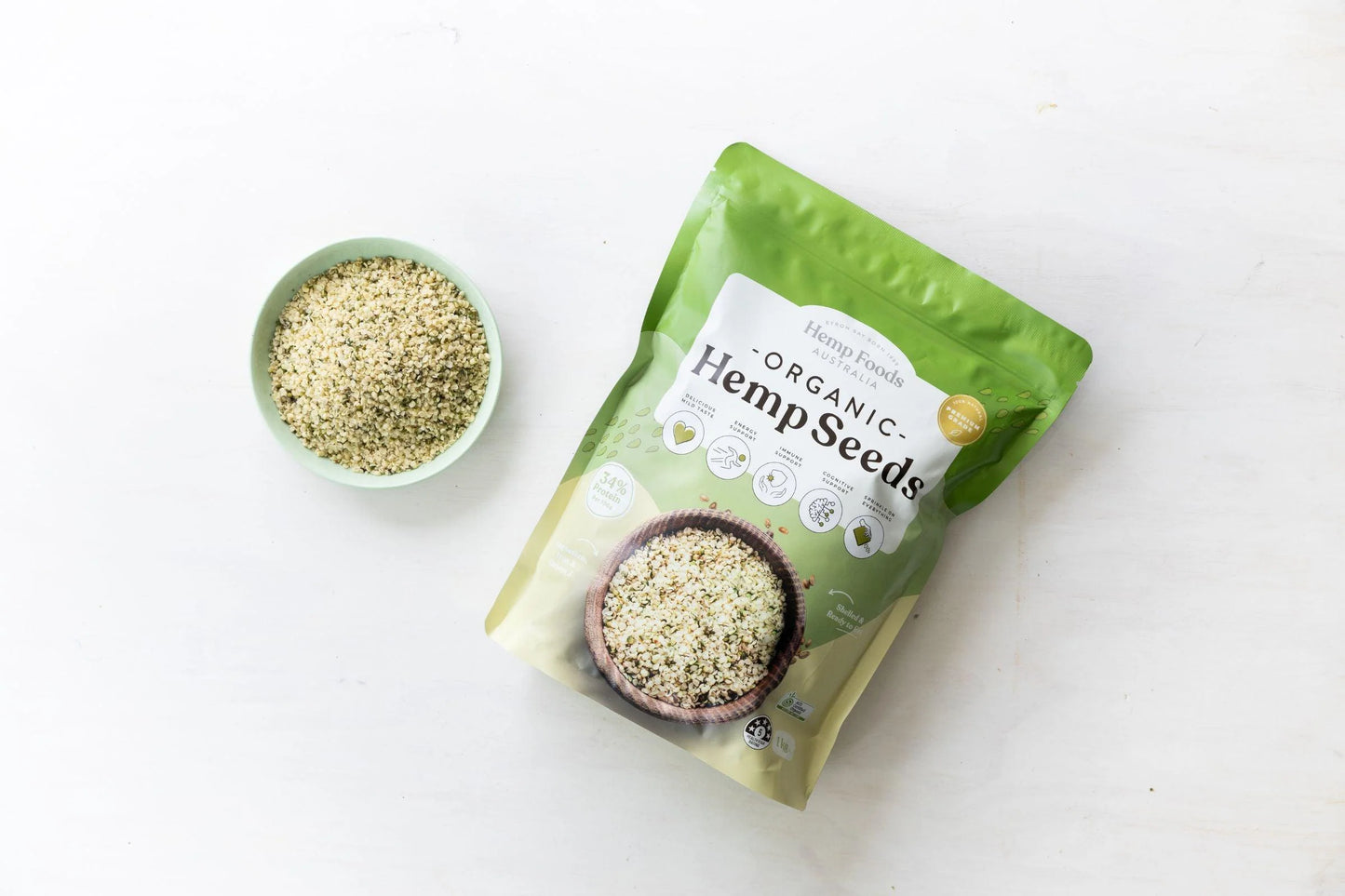 Hemp Foods Australia - Hemp Seeds 1kg