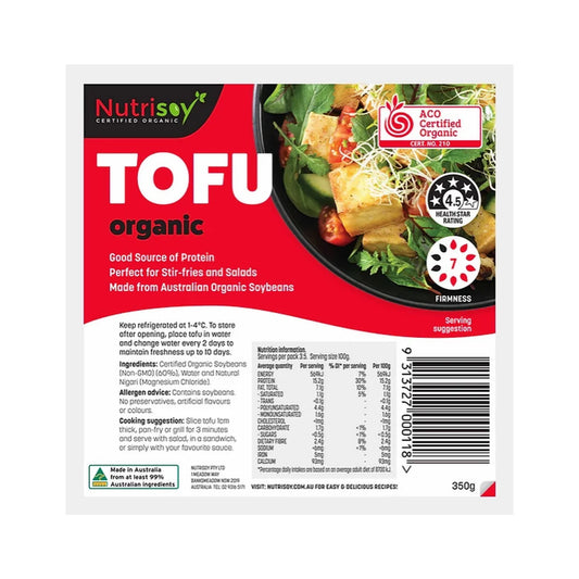 Nutrisoy - Organic Tofu Small 350g
