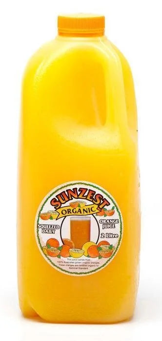 Sunzest Organic - Orange Juice 2lt