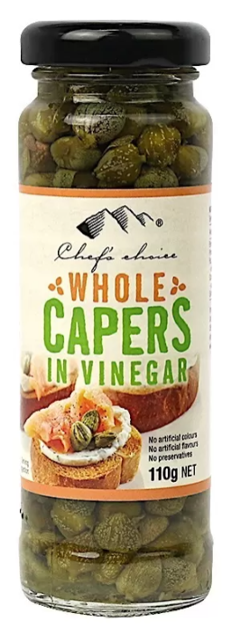 Chef's Choice - Whole Capers in Vinegar 110g