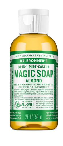 Dr Bronner's - Almond Castile Soap 59ml