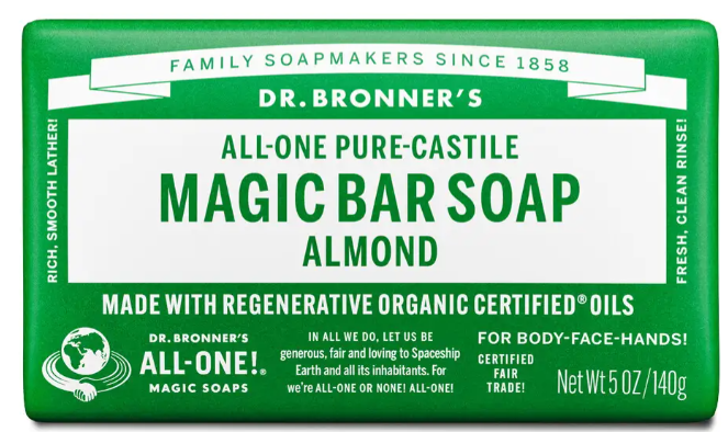 Dr Bronner's - Almond Soap Bar 140g