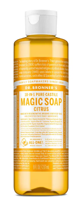 Dr Bronner's - Citrus Orange Castile Soap 237ml