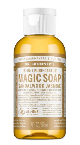 Dr Bronner's - Sandalwood & Jasmine Castile Soap 59ml