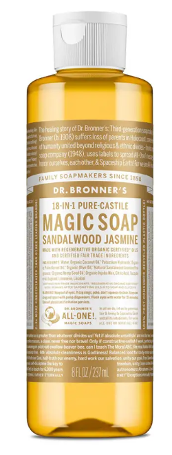 Dr Bronner's - Sandalwood Jasmine Castile Soap 237ml