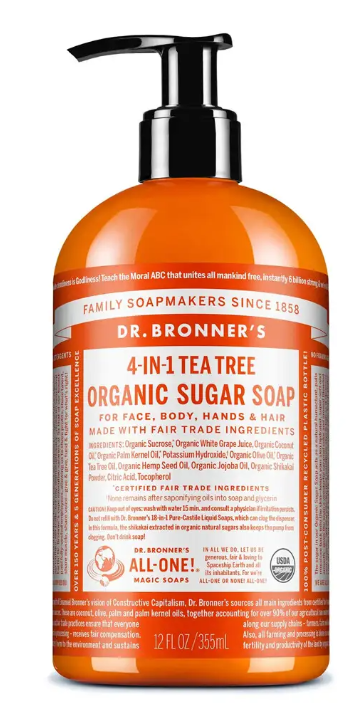 Dr Bronner's - Tea Tree Pump Soap 355ml