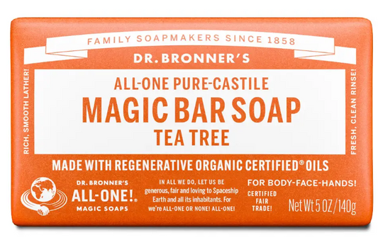 Dr Bronner's - Tea Tree Soap Bar 140g