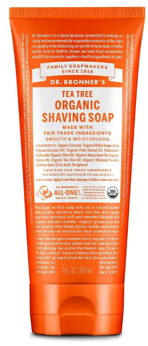 Dr Bronner's - Tea Tree Shaving Soap 207ml