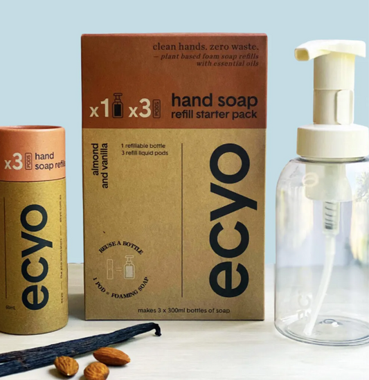 Ecyo - Almond & Vanilla Soap Starter Pack
