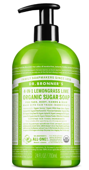 Dr Bronner's - Lemongrass Lime Pump Soap 710ml