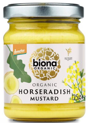 Biona Organic - Organics Horseradish Mustard 125g