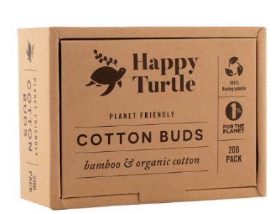 Happy Turtle - Cotton Buds 200pack