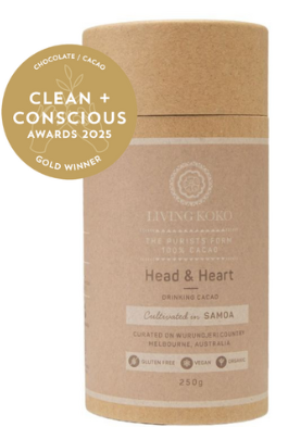 Living Koko - Drinking Cacao 100% - Head & Heart 250g