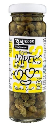 Realfoods By Organico - Capers In Brine 100g