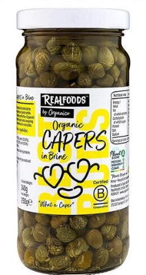 Realfoods By Organico - Capers In Brine 250g