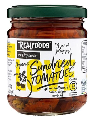 Realfoods By Organico - Sundried Tomatoes 190g