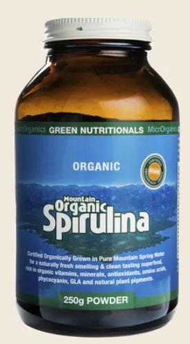 Green Nutritionals - Mt Org Spirulina Powder 250g