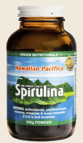 Green Nutritionals - Hawaiian Spirulina Powder 100g