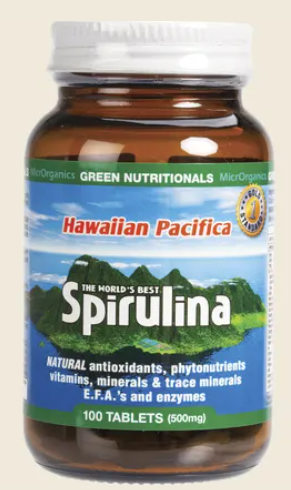 Green Nutritionals - Hawaiian Spirulina 100 Tablets