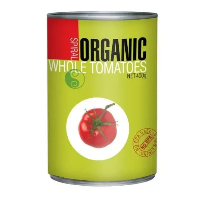 Spiral Foods - Whole Tomatoes Can 400g