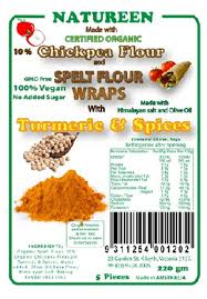 Natureen - Tumeric, Chickpea Flour Wrap 5pk