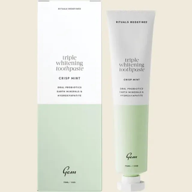 Gem - Toothpaste Crisp Mint Triple White 110g