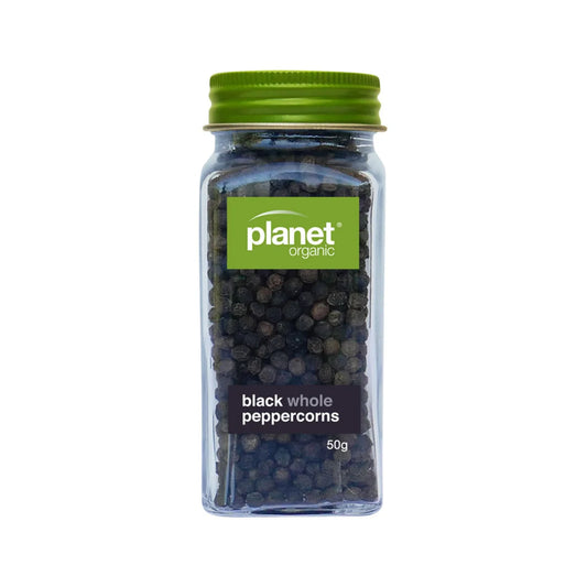 Planet Organic - Peppercorns Whole Black 50g