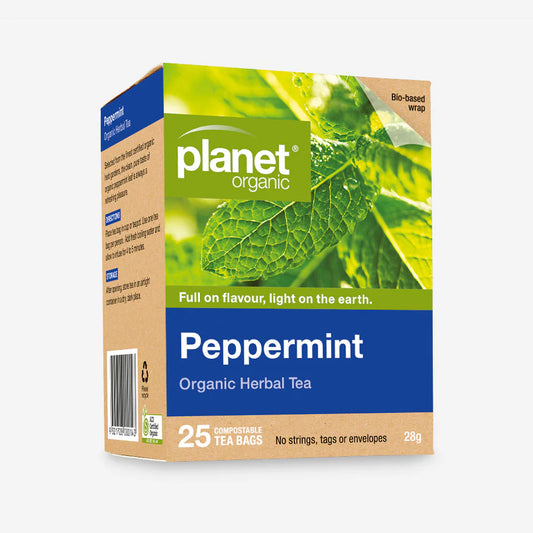 Planet Organic - Peppermint Tea 25 bags 28g