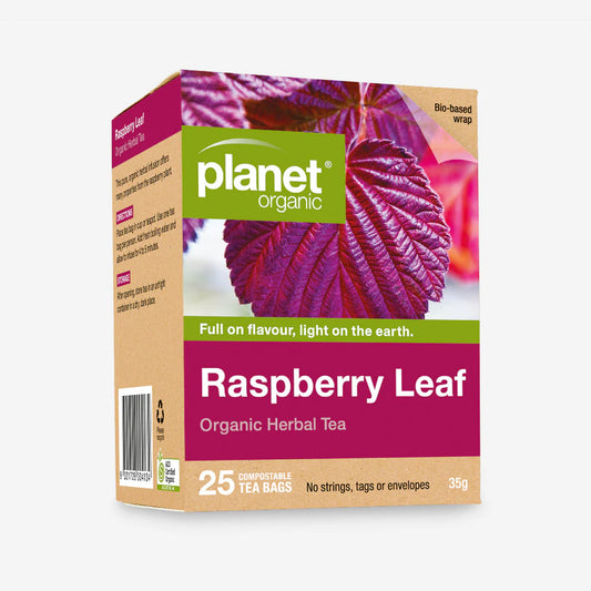 Planet Organic - Herbal Tea Raspberry Leaf X 25 Tea Bags
