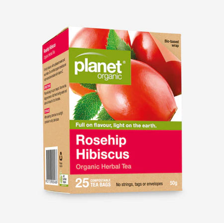 Planet Organic - Rosehip Hibiscus X 25 Tea Bags