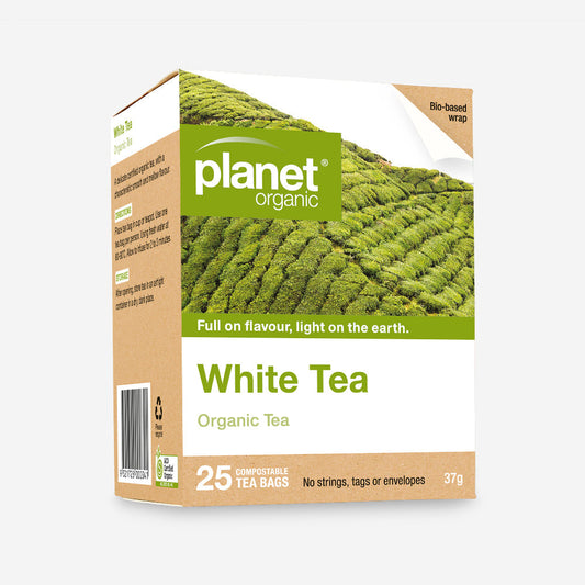 Planet Organic - White Tea 25bags 37g