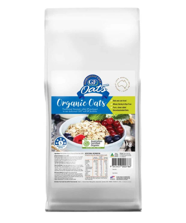 Gloriously Free - Organic Oats 2kg