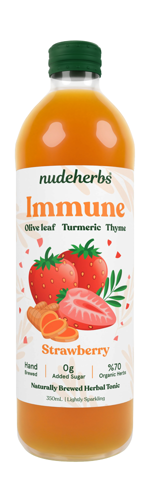 Nude Herb Tonics - Immune Strawberry 350ml