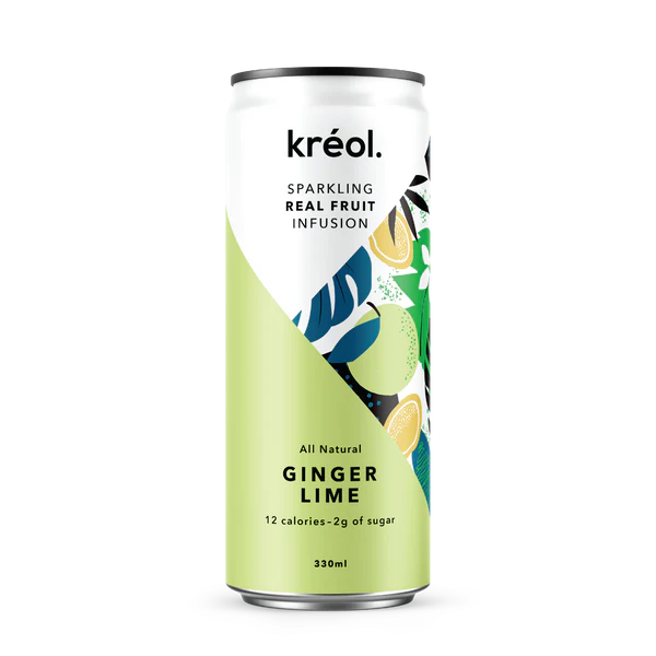 Kreol - Sparkling Ginger Lime 330ml