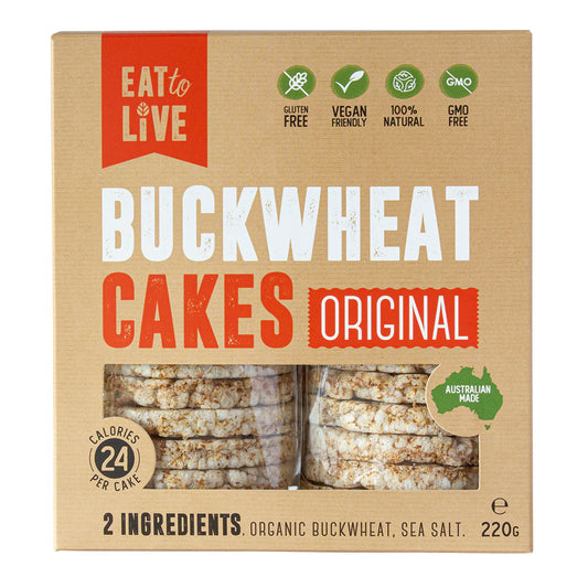 Eat To Live - Buckwheat Cakes Original 220g