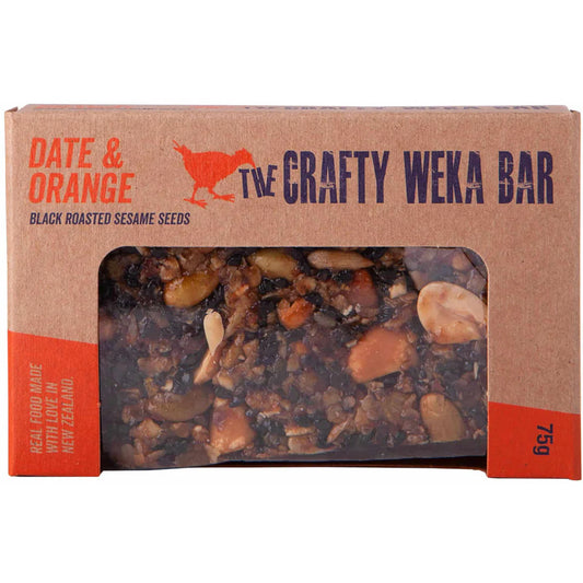Crafty Weka - Date & Orange Bar 75g