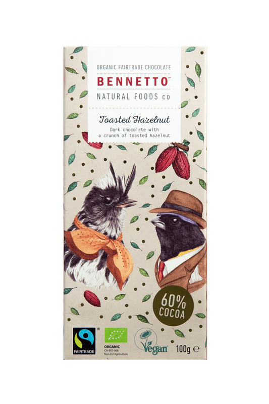 Bennetto - Toasted Hazelnut Chocolate 80g