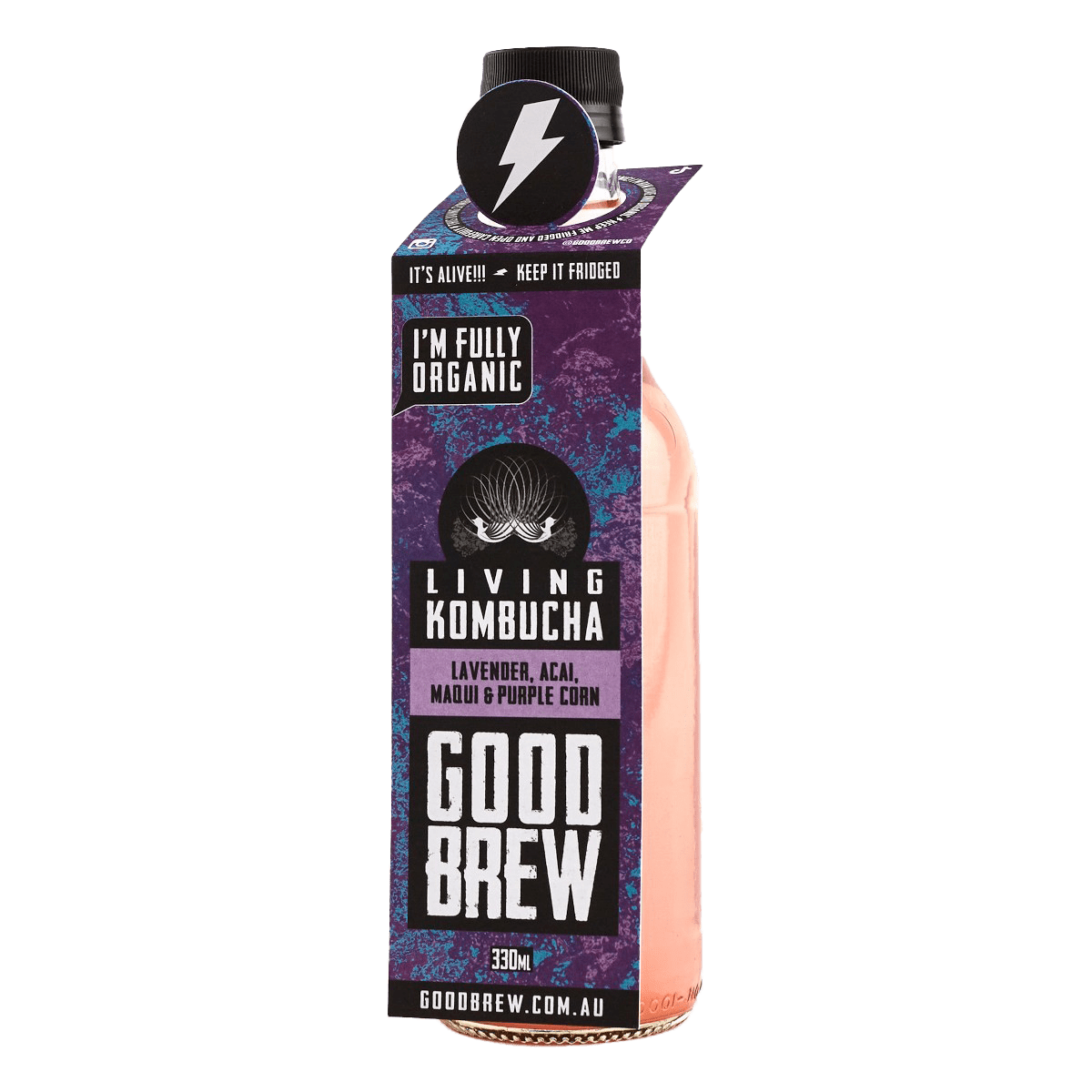 Good Brew - Kombucha Reishi Incaberry Elderberry Echinacea 330ml
