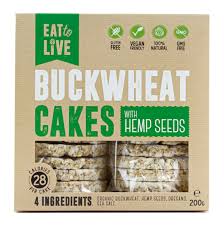 Eat To Live - Hemp Buckwheat Cakes 220g