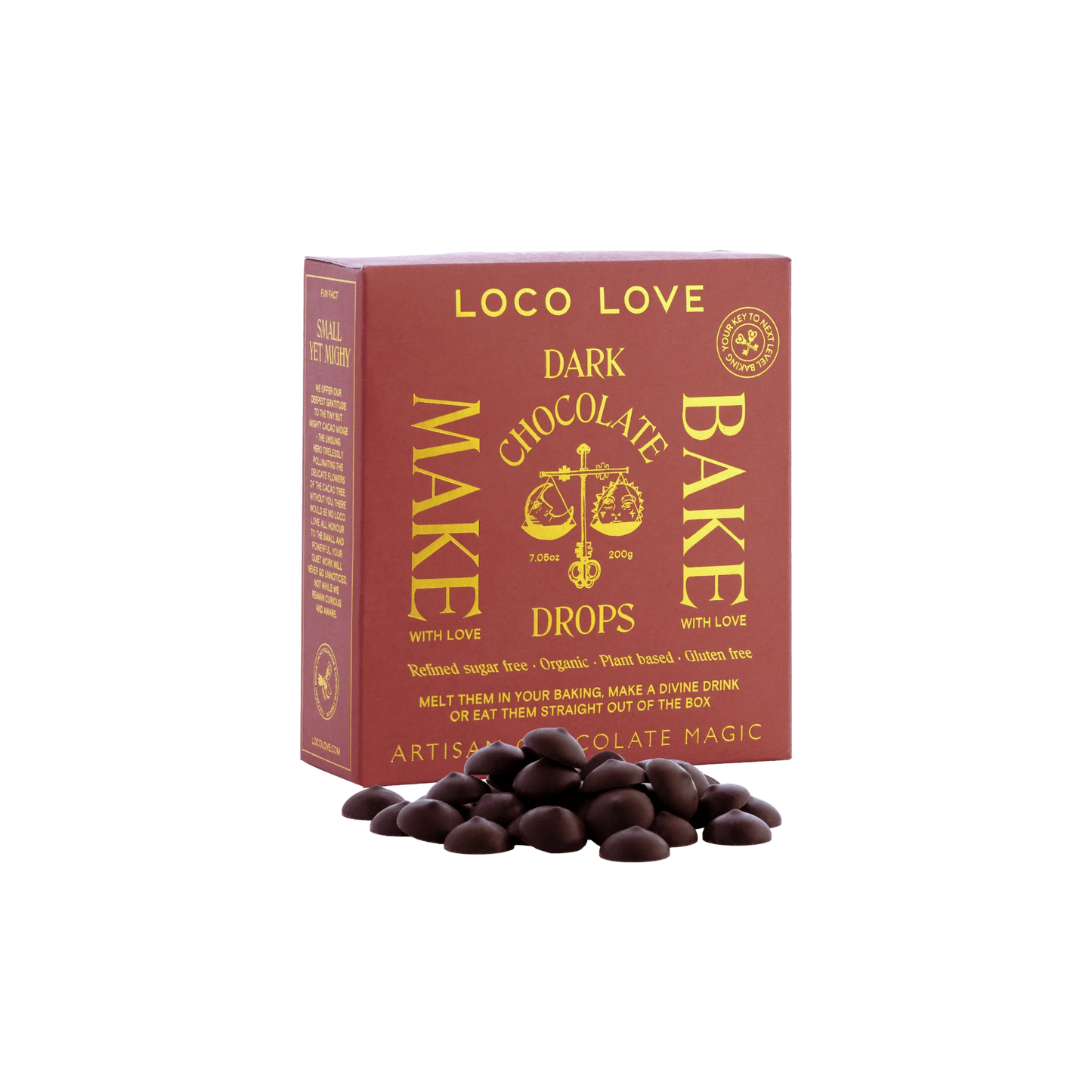 Loco Love - Dark Chocolate Drops 200g