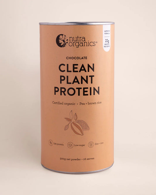 Nutra Organics - Clean Plant Protein Chocolate 500g