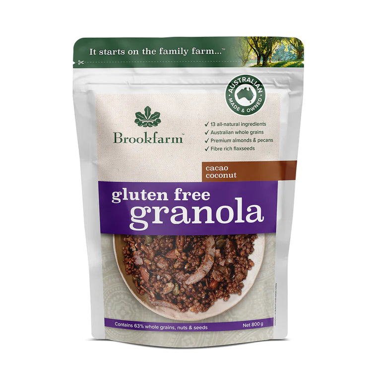Brookfarm - GF Granola Cacao Coconut 800g