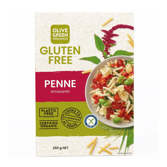 Olive Green Organics - Amaranth Penne 250g
